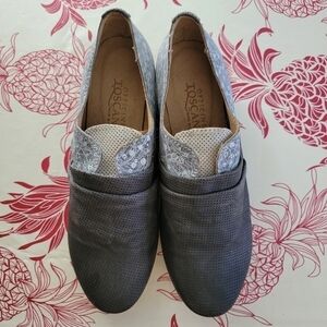 Officine toscane slip on leather loafer